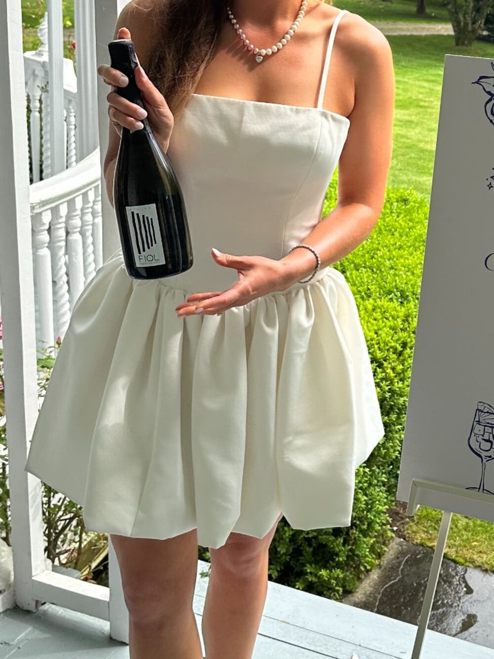 Jenny Yoo White Bridal/Graduation Dress